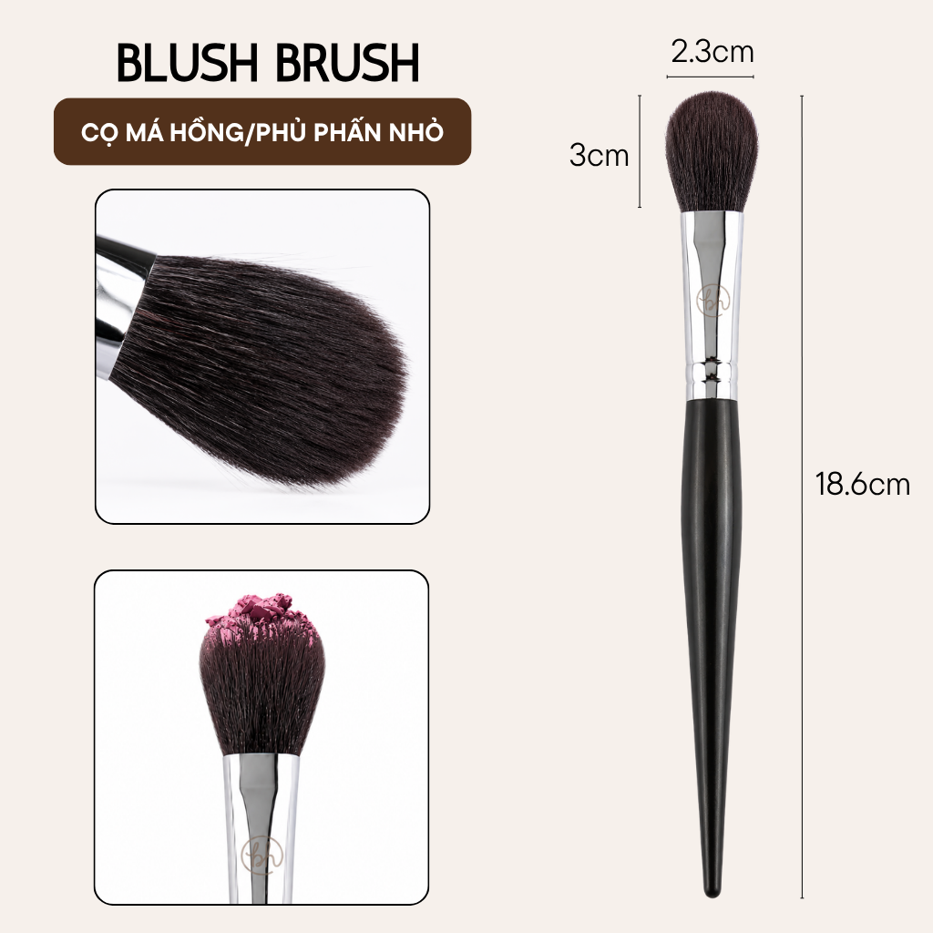 Cọ Má Hồng BH Cosmetics Blush Brush BH917